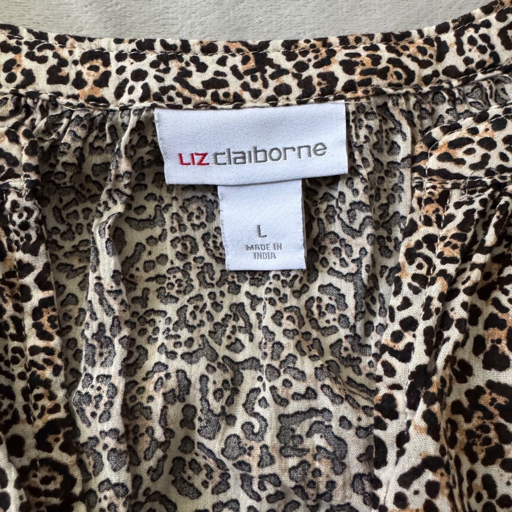 LIZ CLAIBORNE WOMANS BLOUSE - Picture 5 of 9